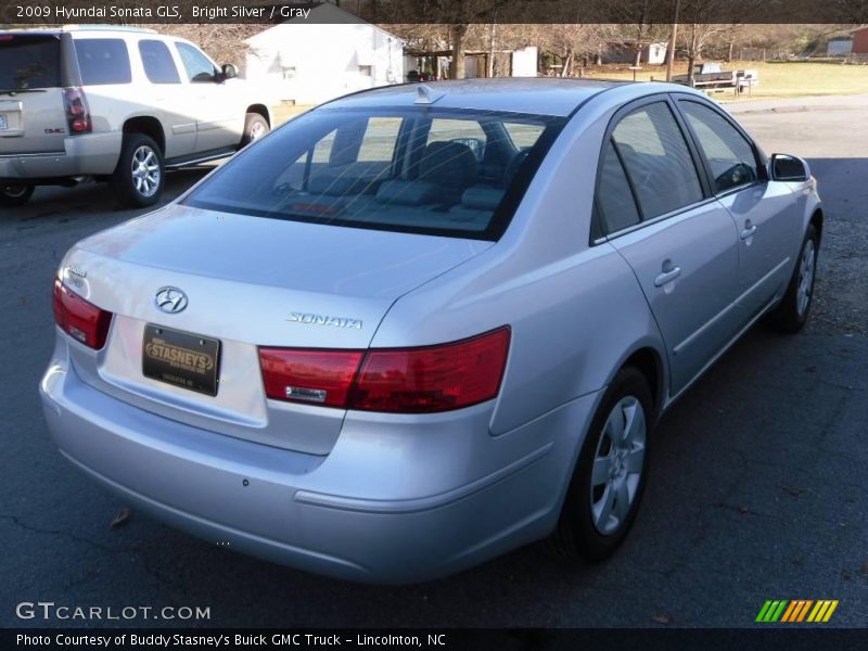 Bright Silver / Gray 2009 Hyundai Sonata GLS