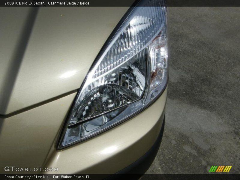Cashmere Beige / Beige 2009 Kia Rio LX Sedan