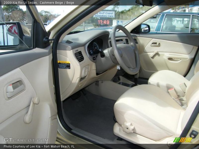 Cashmere Beige / Beige 2009 Kia Rio LX Sedan