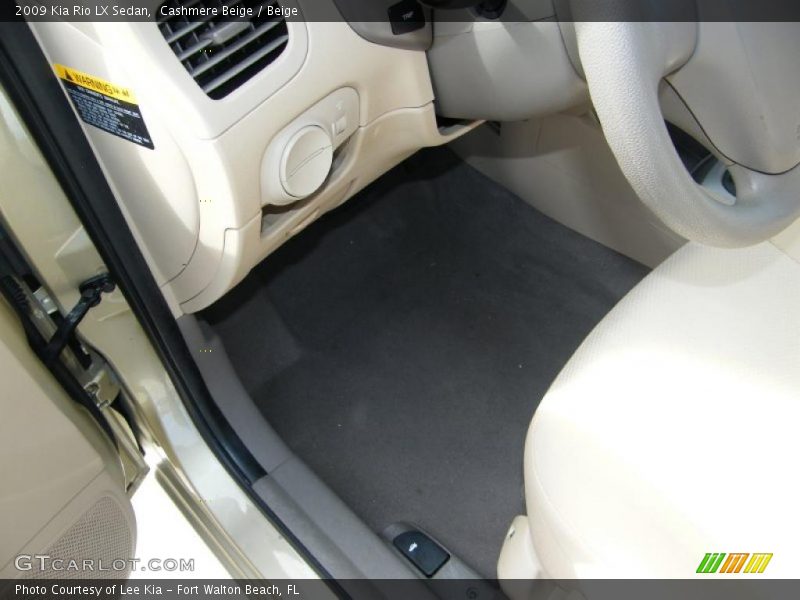Cashmere Beige / Beige 2009 Kia Rio LX Sedan