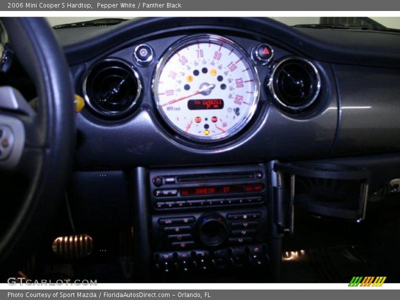 Pepper White / Panther Black 2006 Mini Cooper S Hardtop