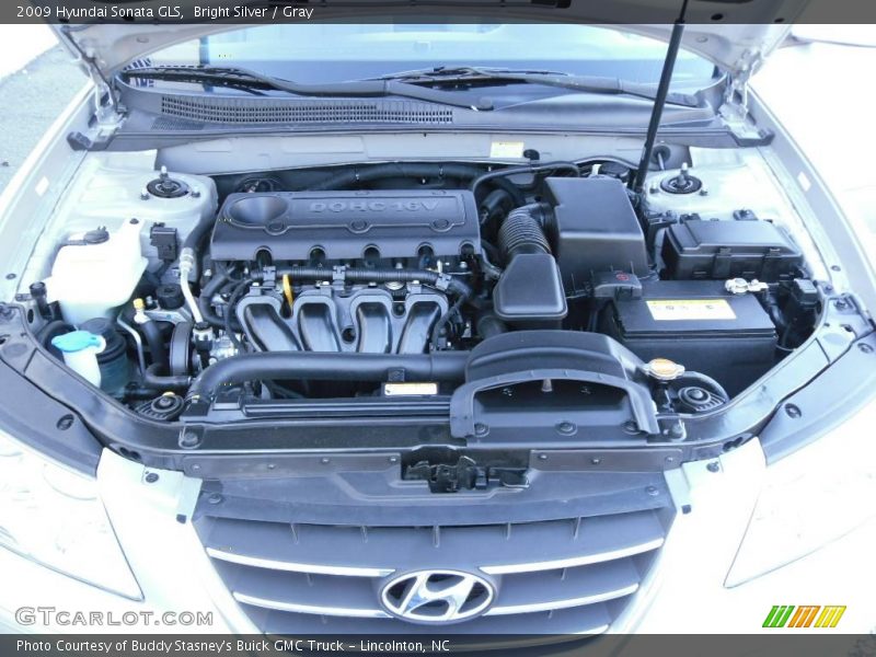 Bright Silver / Gray 2009 Hyundai Sonata GLS
