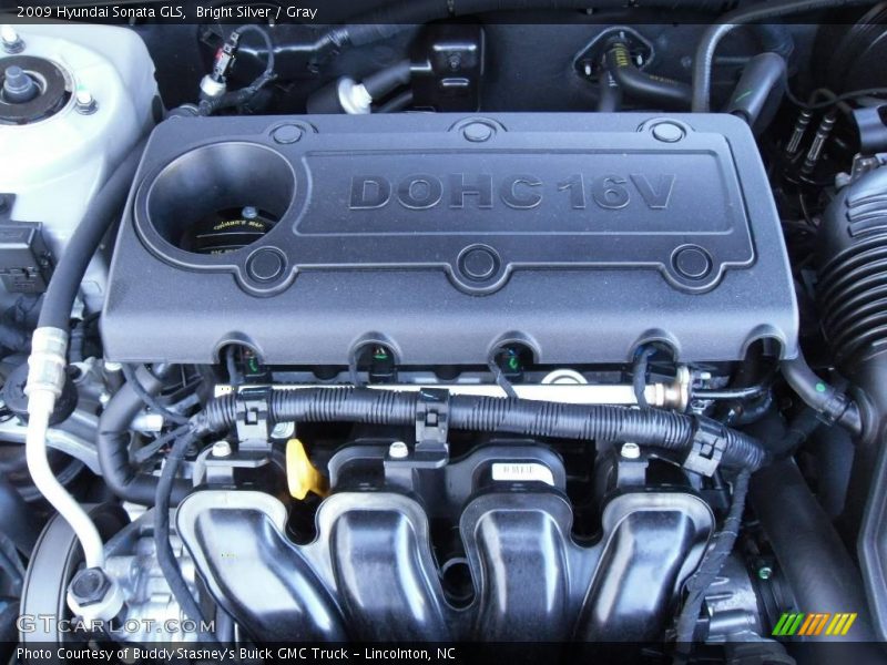 Bright Silver / Gray 2009 Hyundai Sonata GLS