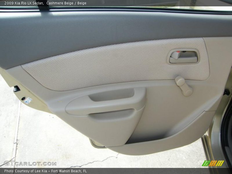 Cashmere Beige / Beige 2009 Kia Rio LX Sedan