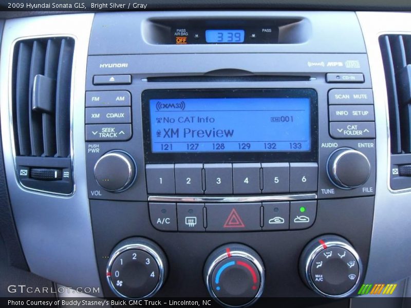 Bright Silver / Gray 2009 Hyundai Sonata GLS