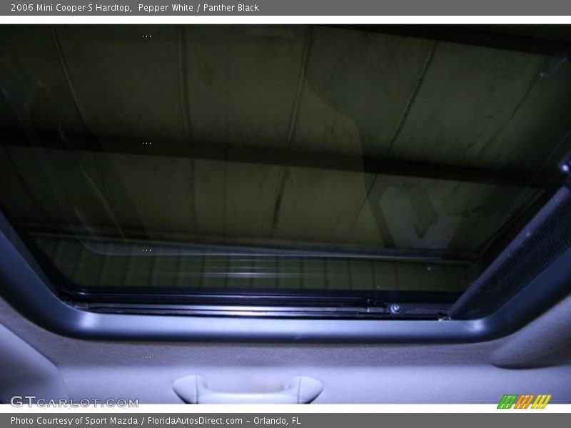 Pepper White / Panther Black 2006 Mini Cooper S Hardtop