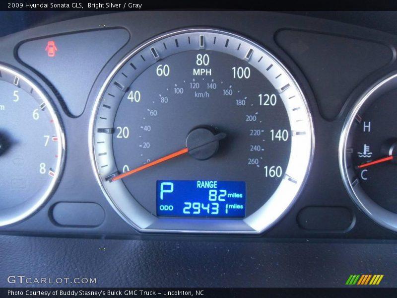 Bright Silver / Gray 2009 Hyundai Sonata GLS