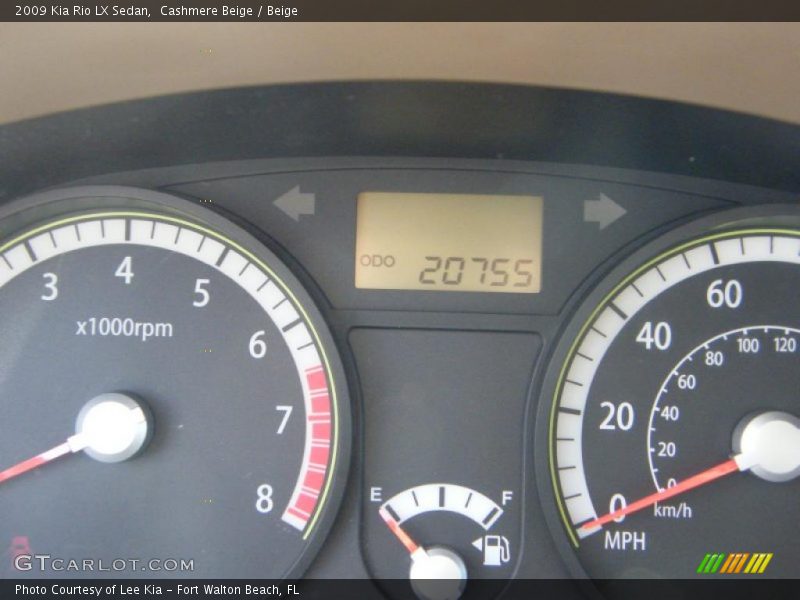 Cashmere Beige / Beige 2009 Kia Rio LX Sedan