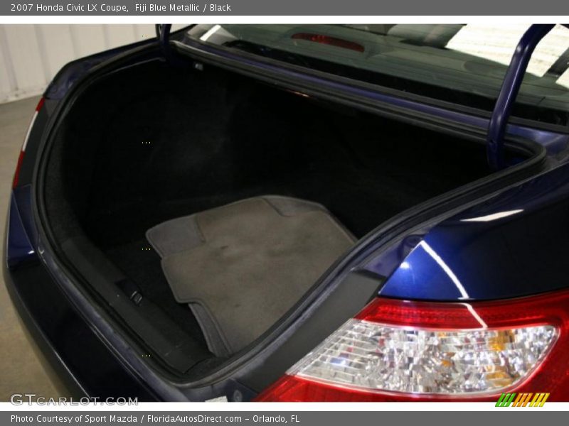 Fiji Blue Metallic / Black 2007 Honda Civic LX Coupe