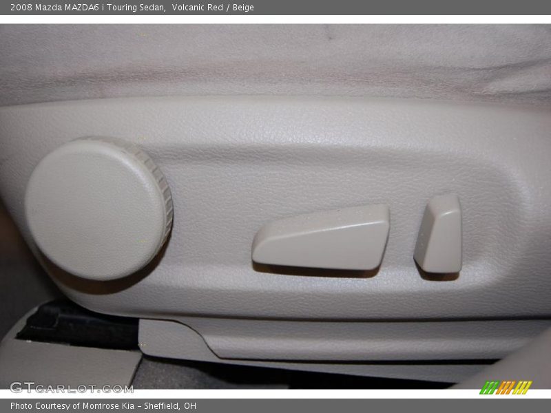 Volcanic Red / Beige 2008 Mazda MAZDA6 i Touring Sedan