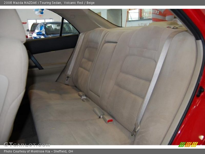 Volcanic Red / Beige 2008 Mazda MAZDA6 i Touring Sedan