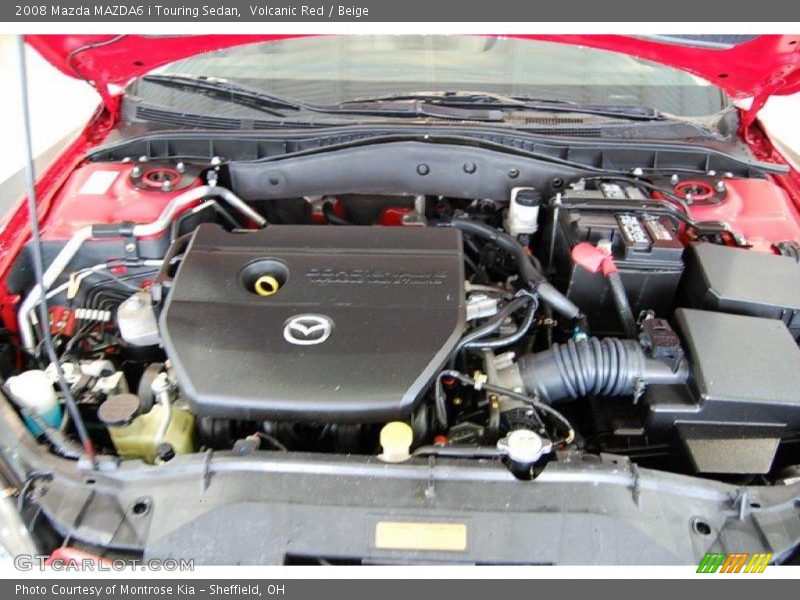 Volcanic Red / Beige 2008 Mazda MAZDA6 i Touring Sedan