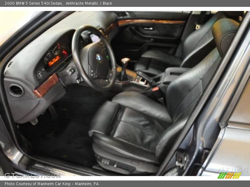 Anthracite Metallic / Black 2000 BMW 5 Series 540i Sedan