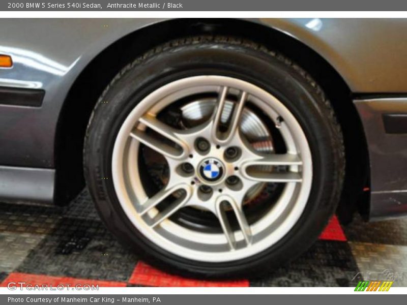 Anthracite Metallic / Black 2000 BMW 5 Series 540i Sedan
