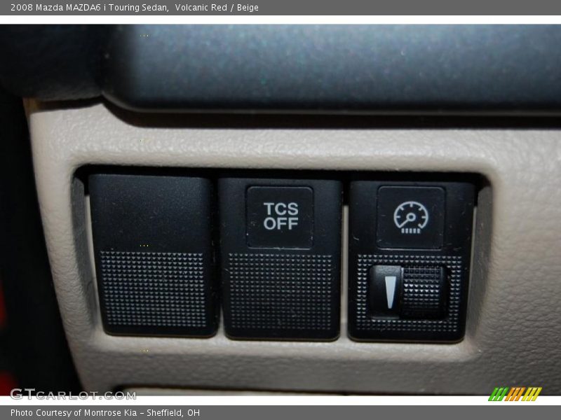 Volcanic Red / Beige 2008 Mazda MAZDA6 i Touring Sedan