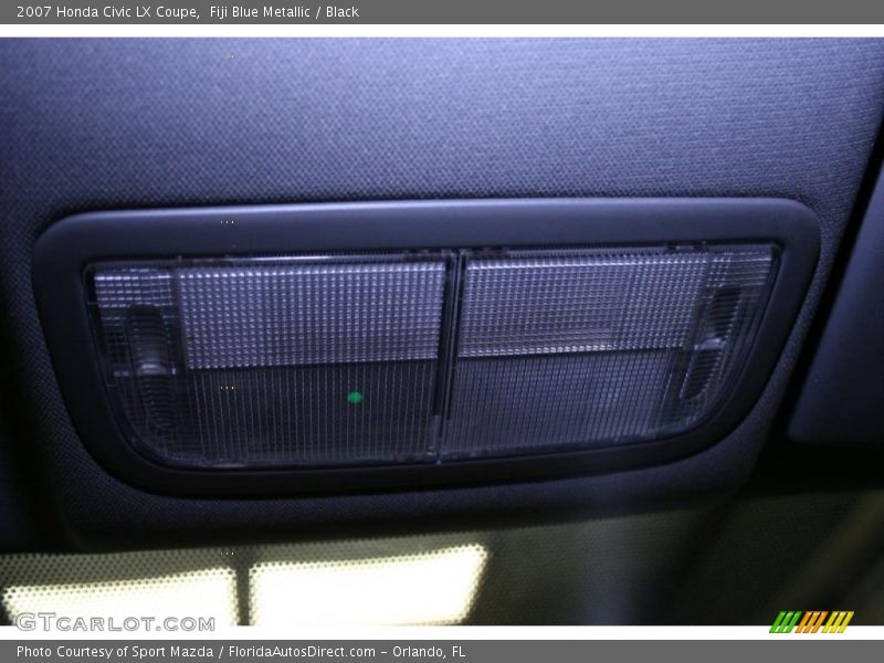 Fiji Blue Metallic / Black 2007 Honda Civic LX Coupe