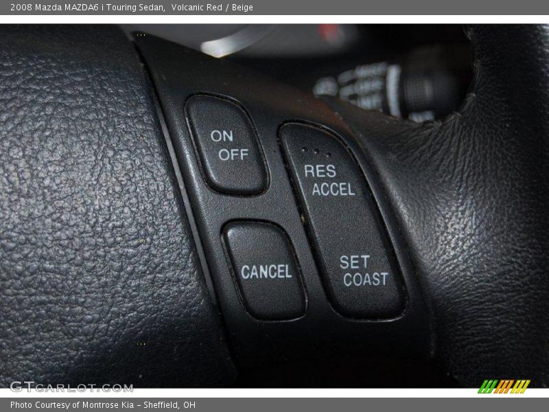 Volcanic Red / Beige 2008 Mazda MAZDA6 i Touring Sedan
