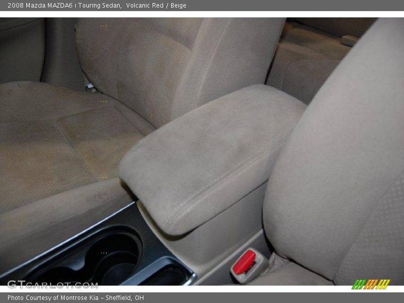 Volcanic Red / Beige 2008 Mazda MAZDA6 i Touring Sedan