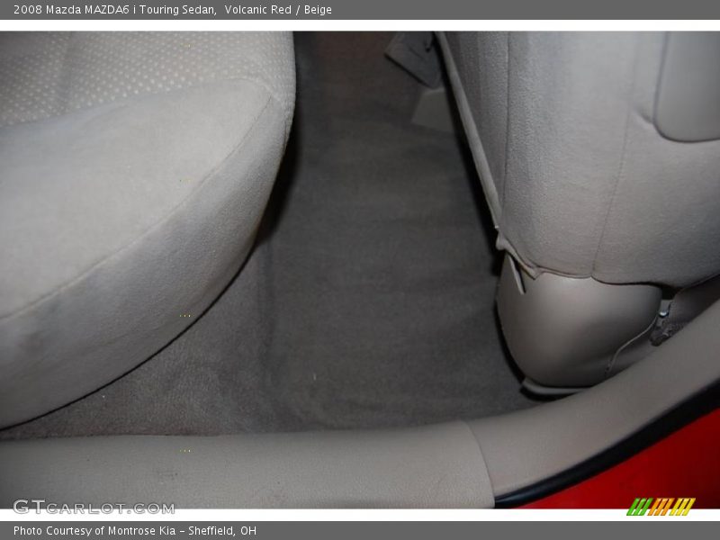 Volcanic Red / Beige 2008 Mazda MAZDA6 i Touring Sedan
