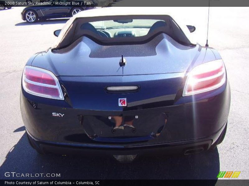Midnight Blue / Tan 2008 Saturn Sky Roadster