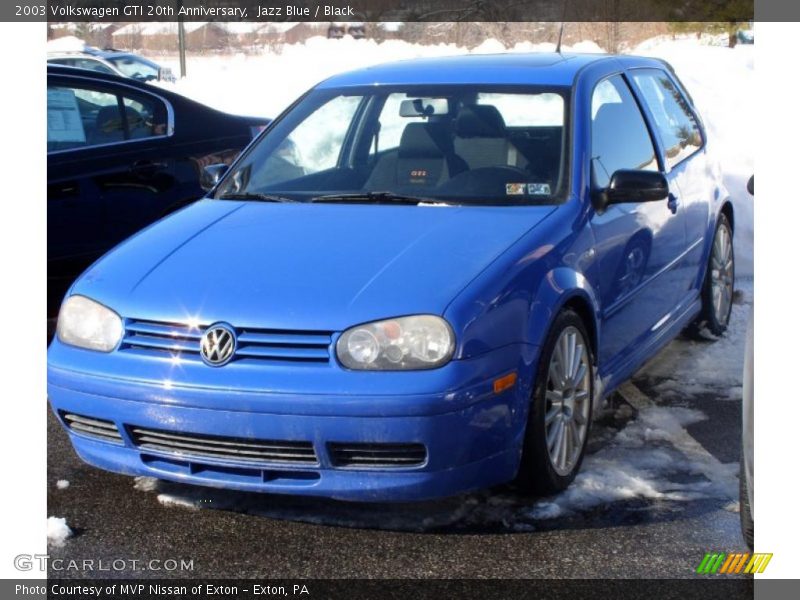 Jazz Blue / Black 2003 Volkswagen GTI 20th Anniversary