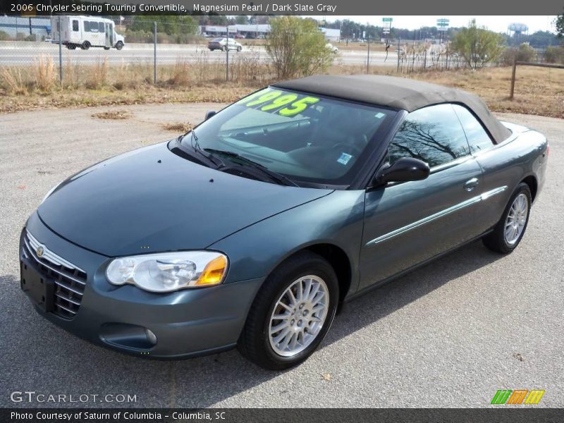 Magnesium Pearl / Dark Slate Gray 2006 Chrysler Sebring Touring Convertible
