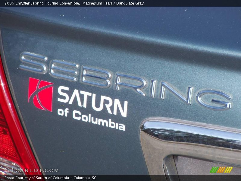 Magnesium Pearl / Dark Slate Gray 2006 Chrysler Sebring Touring Convertible