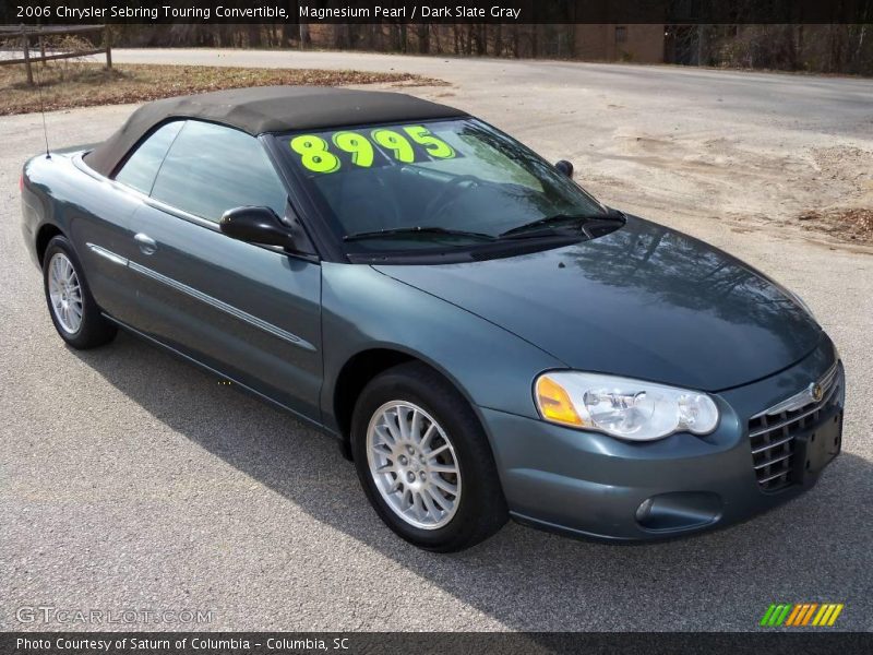 Magnesium Pearl / Dark Slate Gray 2006 Chrysler Sebring Touring Convertible