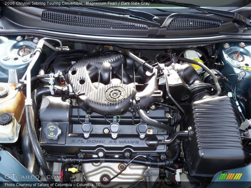 Magnesium Pearl / Dark Slate Gray 2006 Chrysler Sebring Touring Convertible