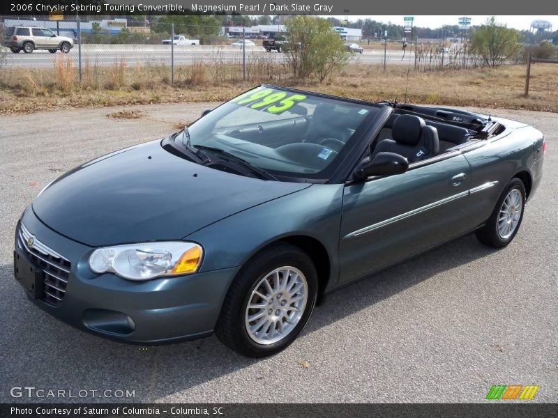 Magnesium Pearl / Dark Slate Gray 2006 Chrysler Sebring Touring Convertible