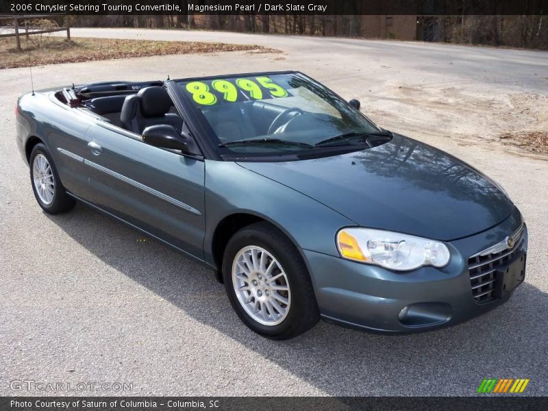 Magnesium Pearl / Dark Slate Gray 2006 Chrysler Sebring Touring Convertible