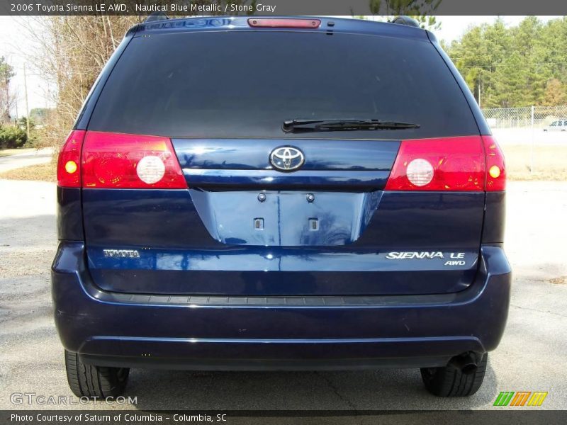 Nautical Blue Metallic / Stone Gray 2006 Toyota Sienna LE AWD