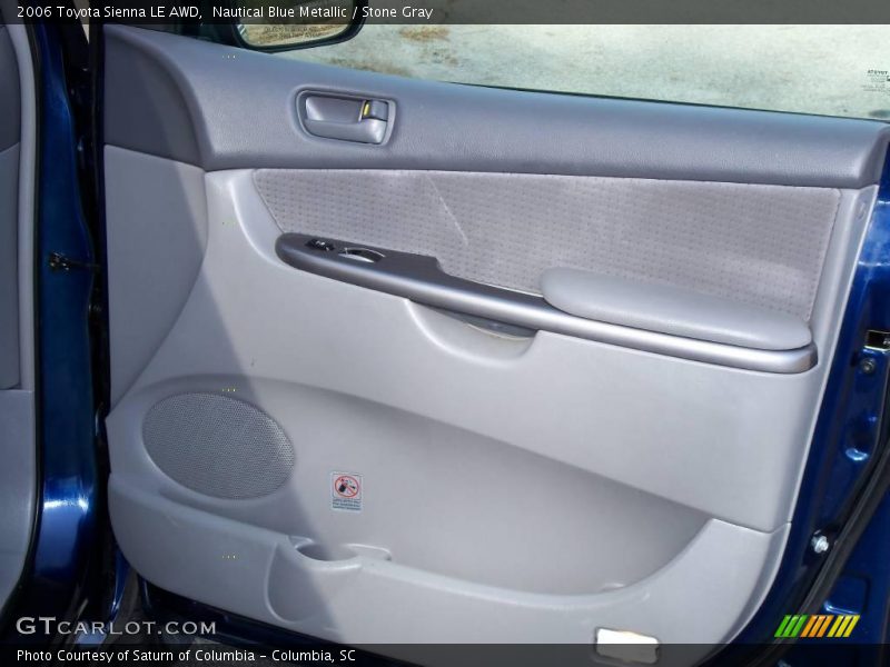 Nautical Blue Metallic / Stone Gray 2006 Toyota Sienna LE AWD