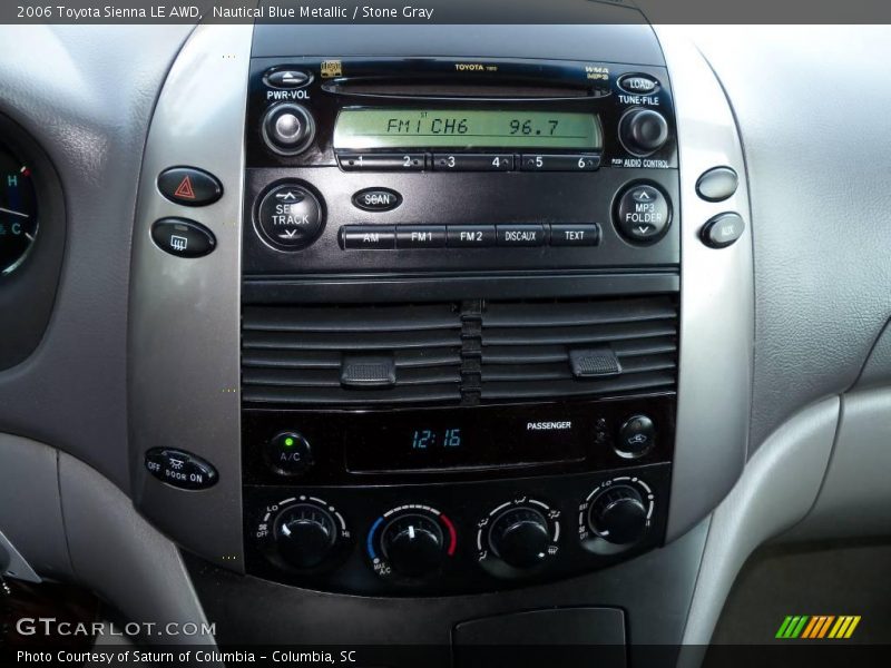 Nautical Blue Metallic / Stone Gray 2006 Toyota Sienna LE AWD