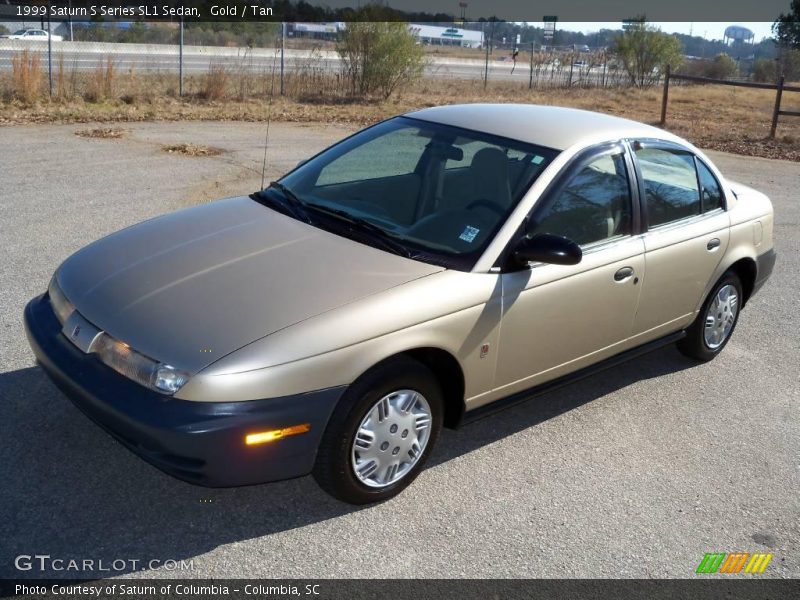 Gold / Tan 1999 Saturn S Series SL1 Sedan