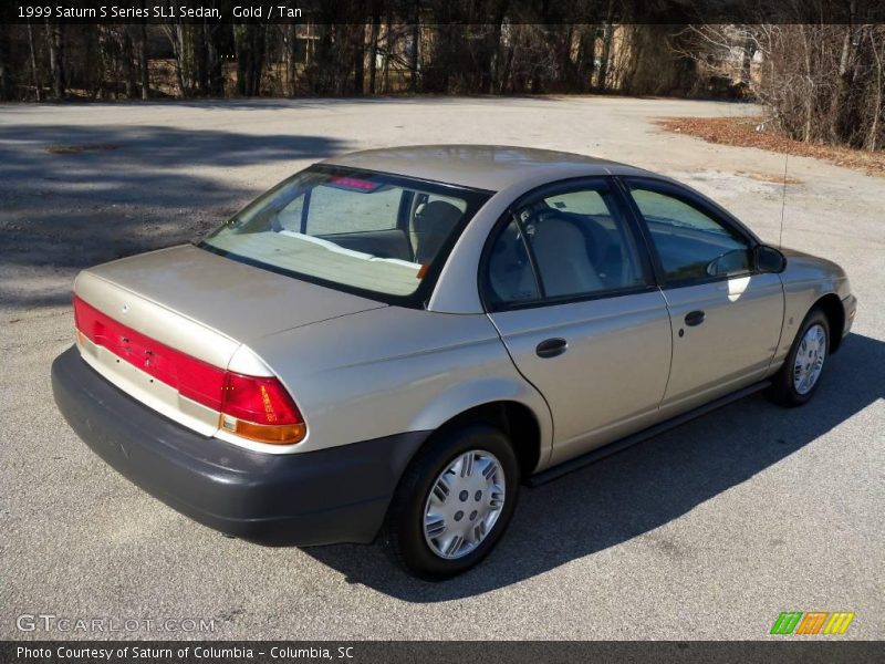 Gold / Tan 1999 Saturn S Series SL1 Sedan