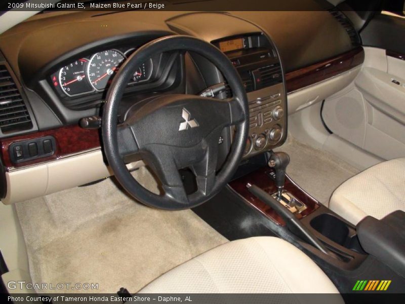 Maizen Blue Pearl / Beige 2009 Mitsubishi Galant ES