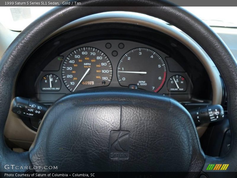 Gold / Tan 1999 Saturn S Series SL1 Sedan