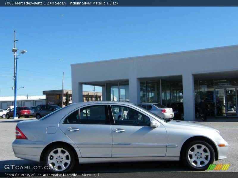 Iridium Silver Metallic / Black 2005 Mercedes-Benz C 240 Sedan