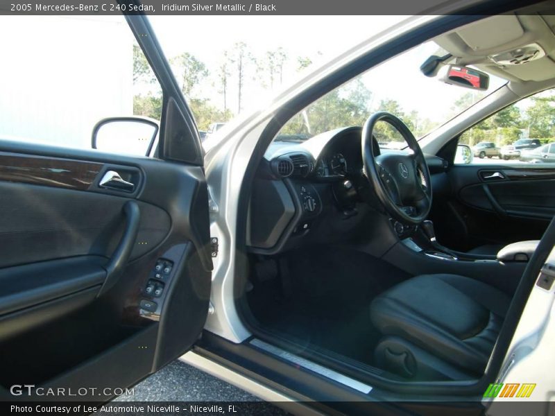 Iridium Silver Metallic / Black 2005 Mercedes-Benz C 240 Sedan