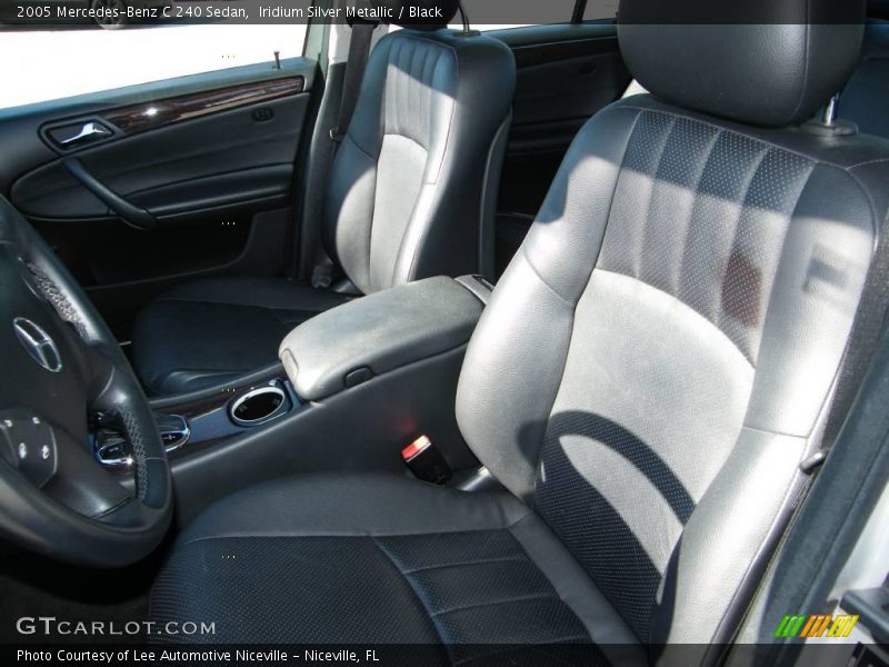 Iridium Silver Metallic / Black 2005 Mercedes-Benz C 240 Sedan