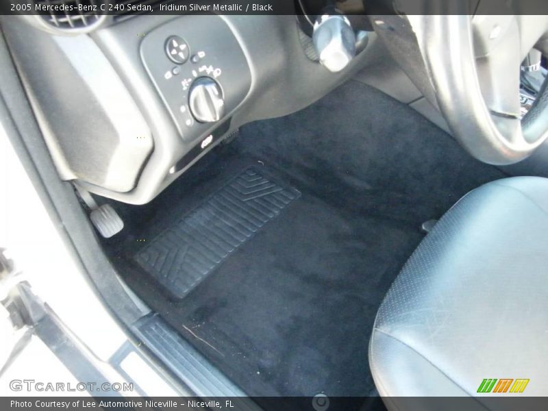 Iridium Silver Metallic / Black 2005 Mercedes-Benz C 240 Sedan