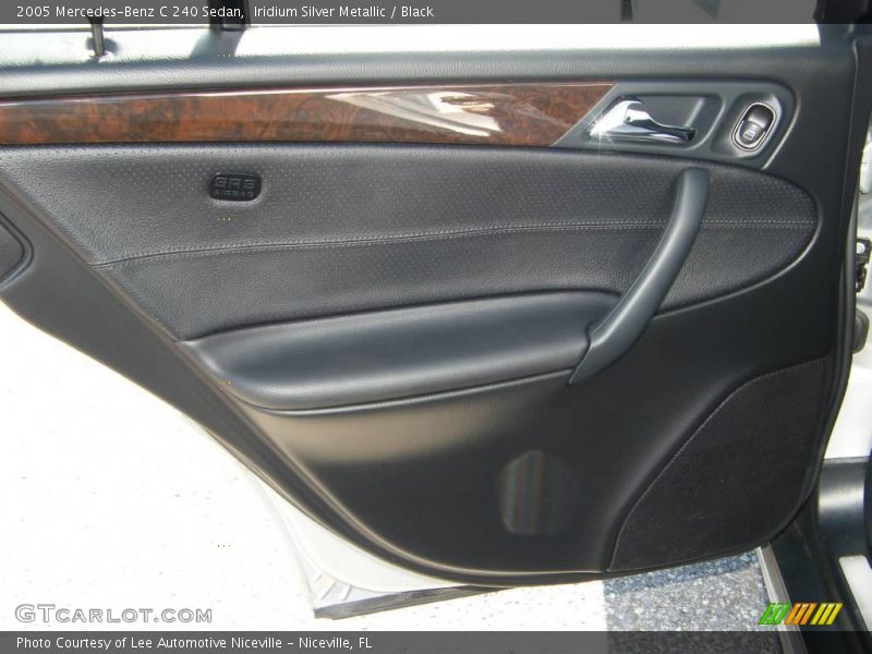Iridium Silver Metallic / Black 2005 Mercedes-Benz C 240 Sedan