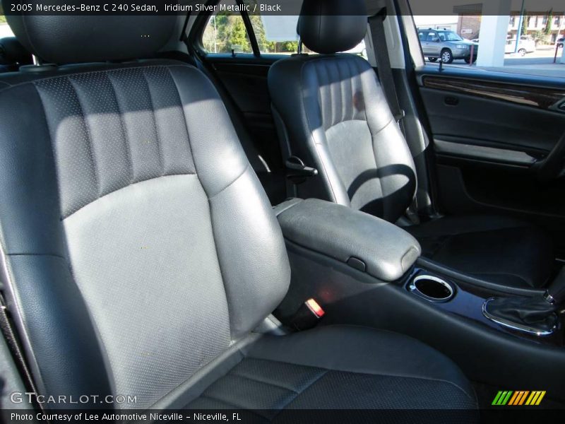 Iridium Silver Metallic / Black 2005 Mercedes-Benz C 240 Sedan