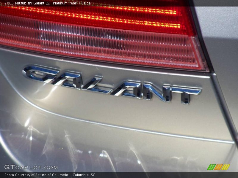 Platinum Pearl / Beige 2005 Mitsubishi Galant ES