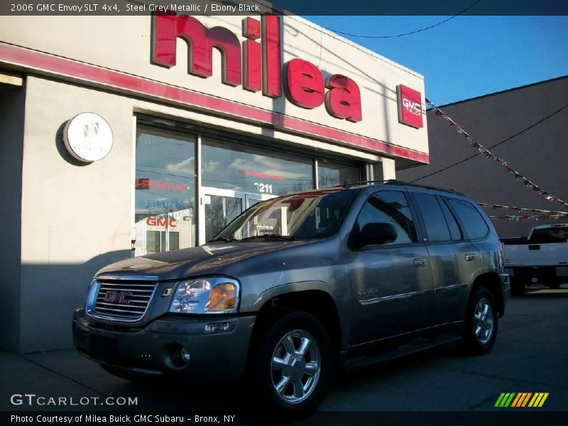Steel Grey Metallic / Ebony Black 2006 GMC Envoy SLT 4x4