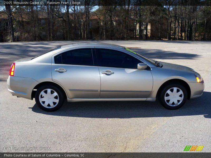 Platinum Pearl / Beige 2005 Mitsubishi Galant ES