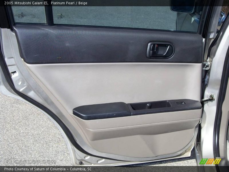 Platinum Pearl / Beige 2005 Mitsubishi Galant ES