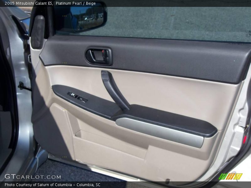 Platinum Pearl / Beige 2005 Mitsubishi Galant ES