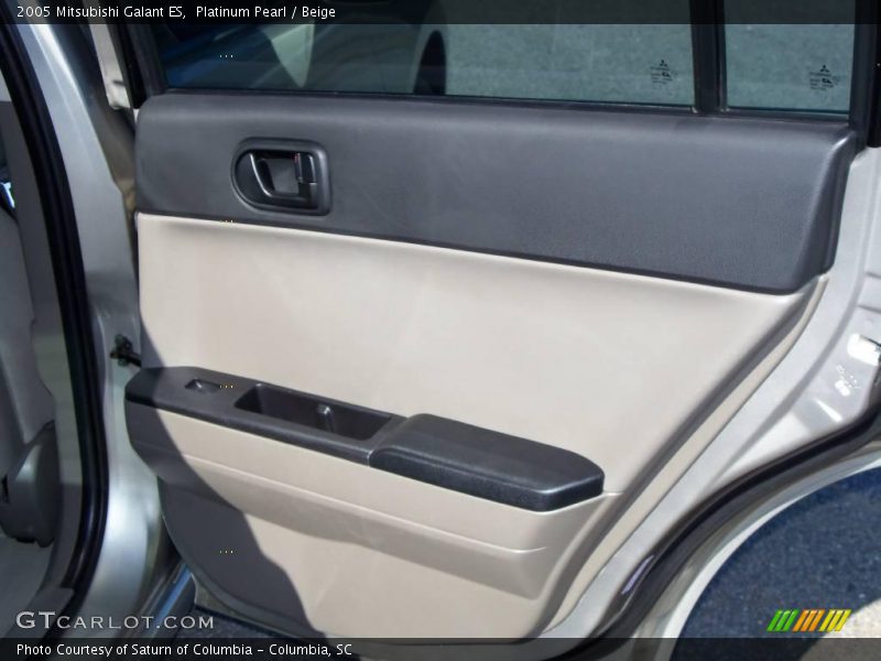 Platinum Pearl / Beige 2005 Mitsubishi Galant ES